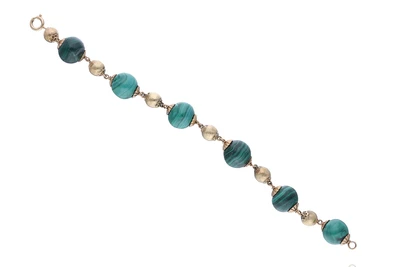 Bracciale con malachiti - Asta Preziosi Online