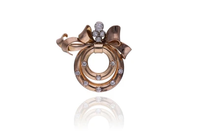 Spilla con diamanti - Asta Preziosi Online