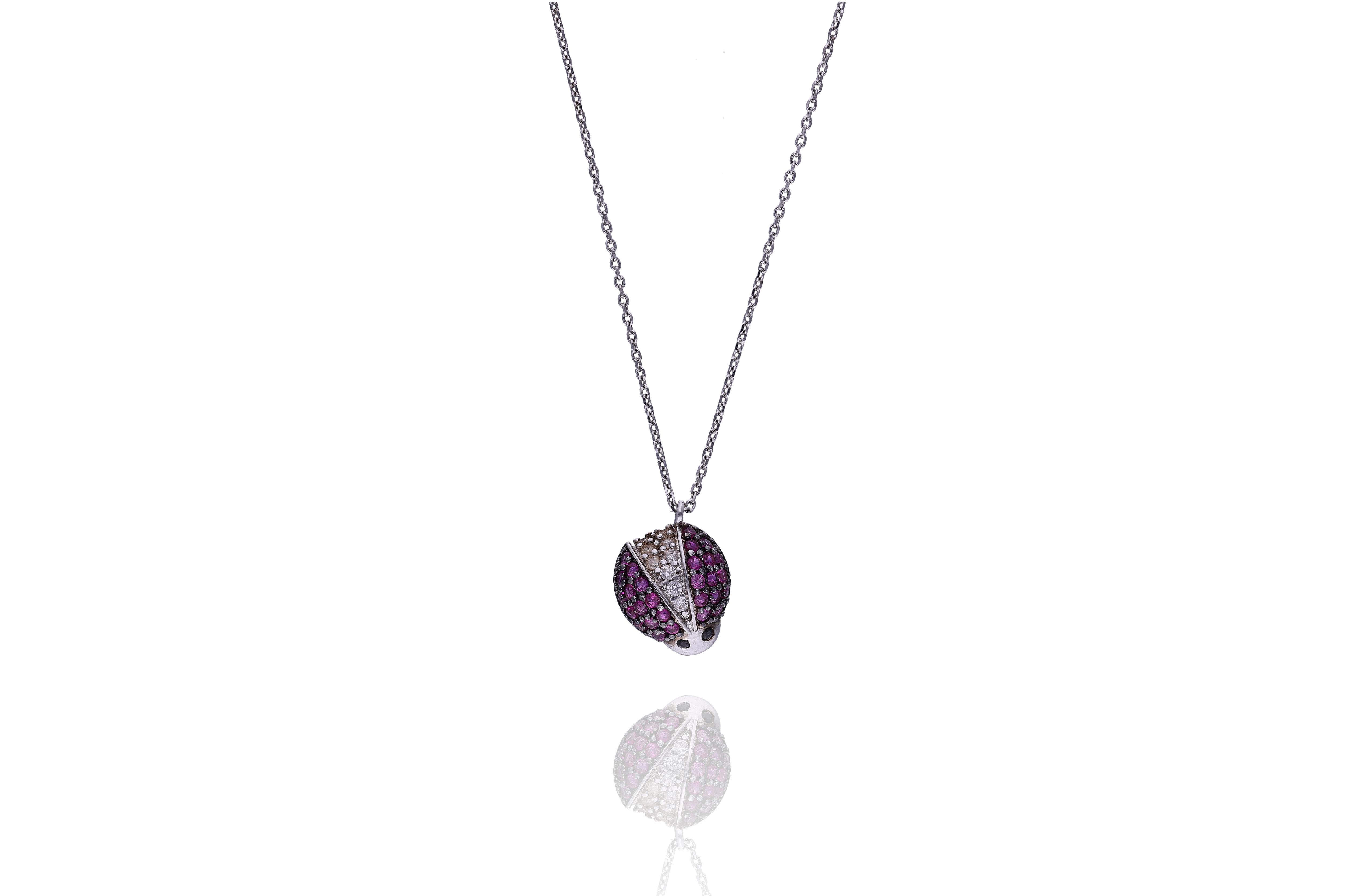 Collana con pendente con pietre - Asta Preziosi Online