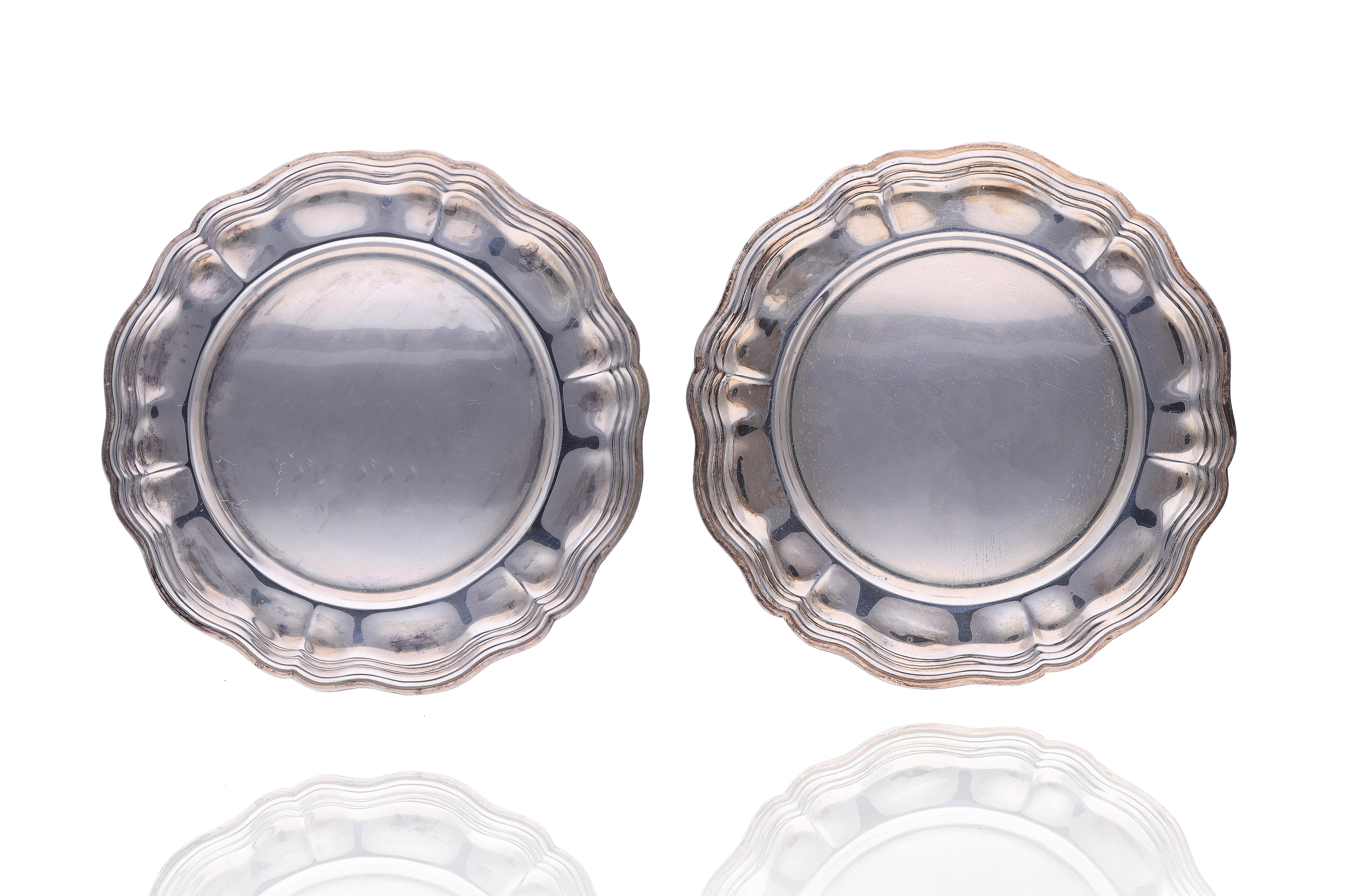 Sei piattini da dolce in argento - Asta Preziosi Online