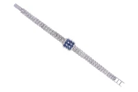 Bracciale con zaffiri e diamanti - Asta Preziosi Online