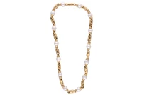 Bulgari, collezione Passo Doppio, collana con perle coltivate - Asta Preziosi Online