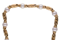 Bulgari, collezione Passo Doppio, collana con perle coltivate - Asta Preziosi Online