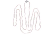 Collana di perle coltivate e diamanti - Asta Preziosi Online