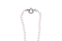 Collana di perle coltivate e diamanti - Asta Preziosi Online