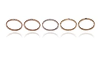 Pomellato cinque anelli con diamanti - Asta Preziosi Online