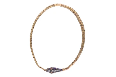 Collana con diamanti, smalti e pietre - Asta Preziosi Online