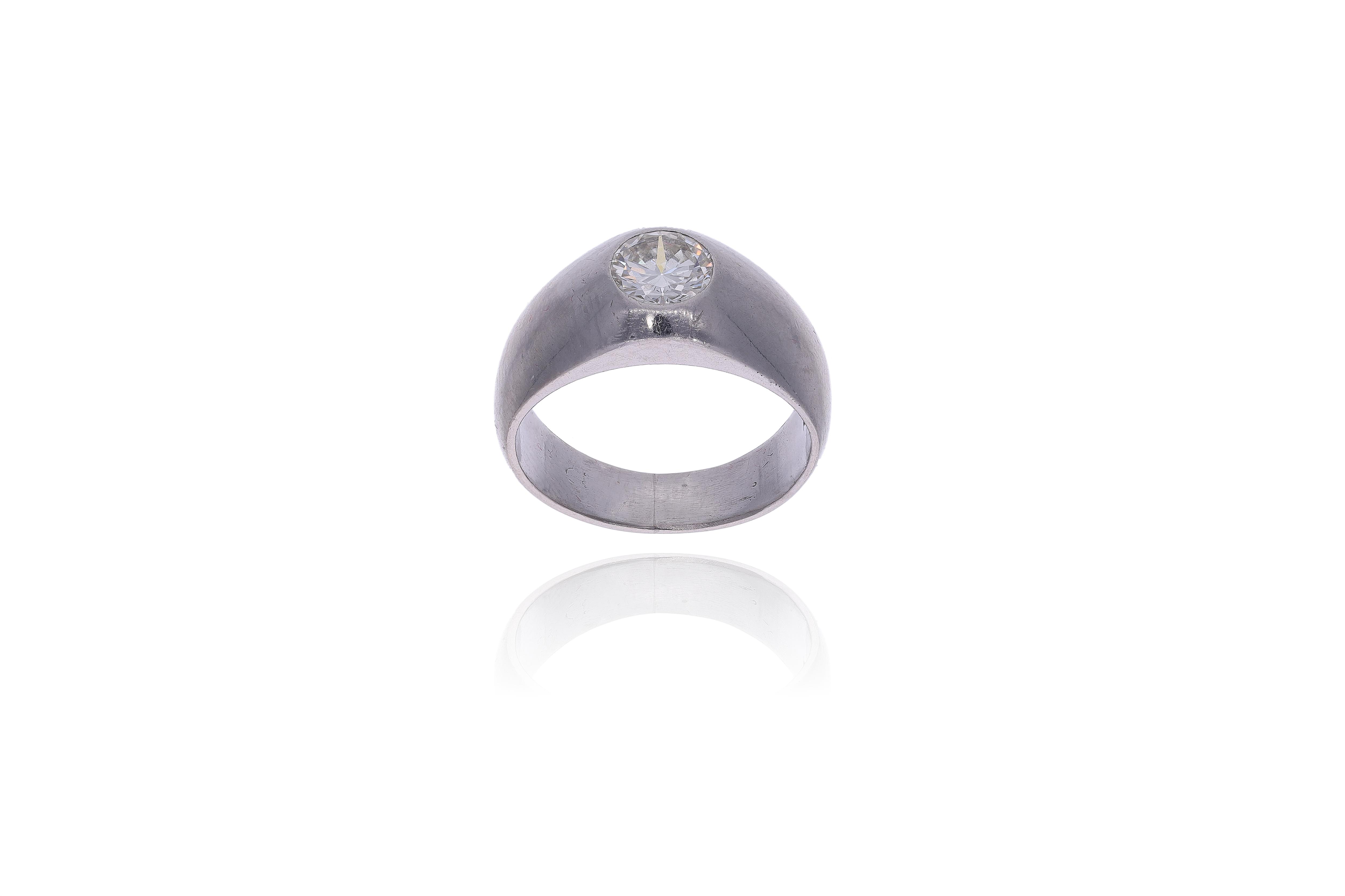 Anello con diamante - Asta Preziosi Online