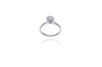 Anello con diamante - Asta Preziosi Online