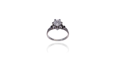 Anello con diamante - Asta Preziosi Online