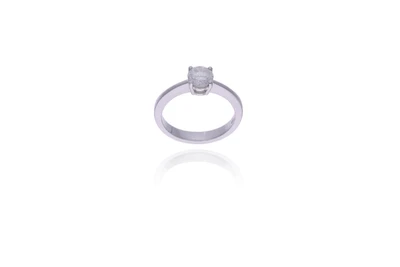 Anello con diamante - Asta Preziosi Online