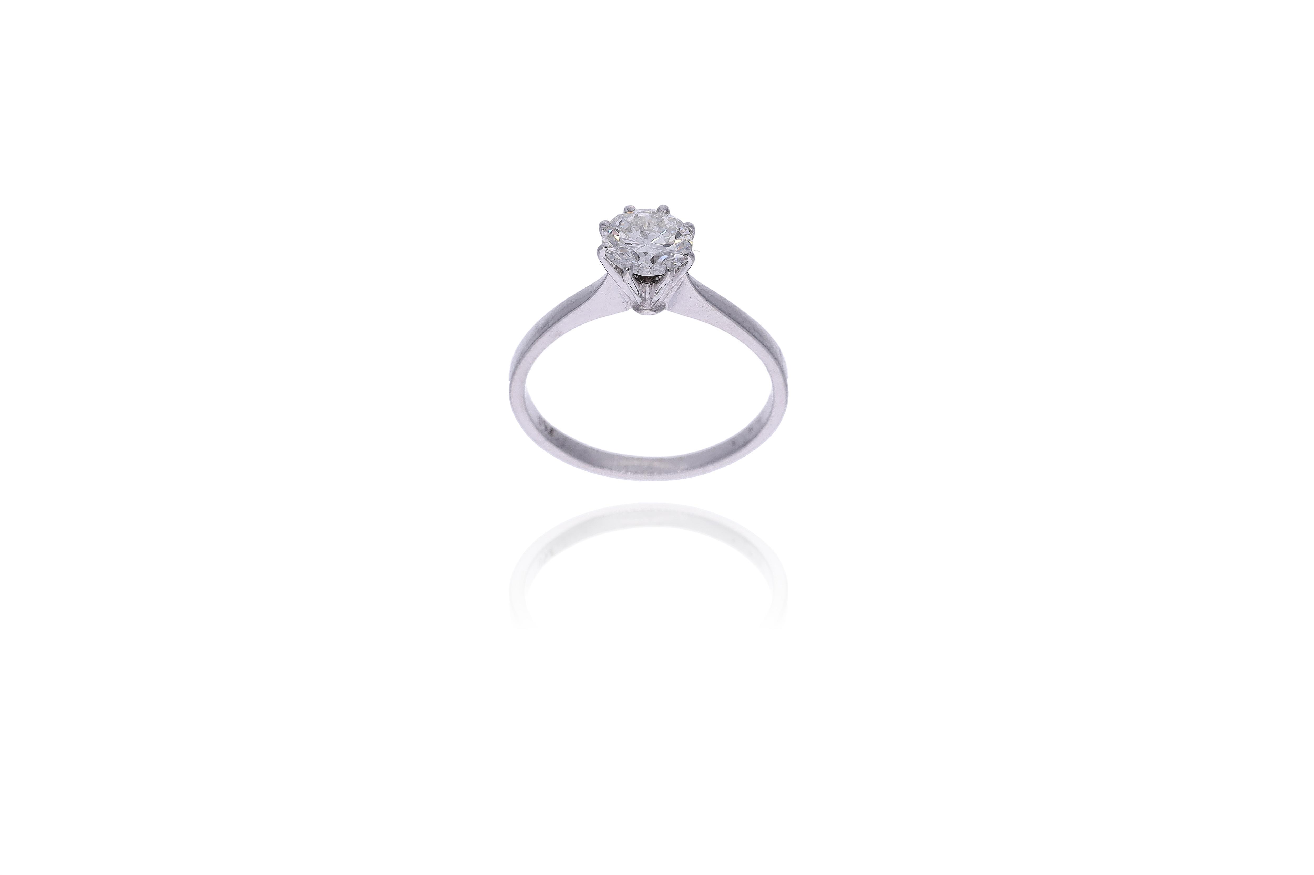 Anello con diamante - Asta Preziosi Online