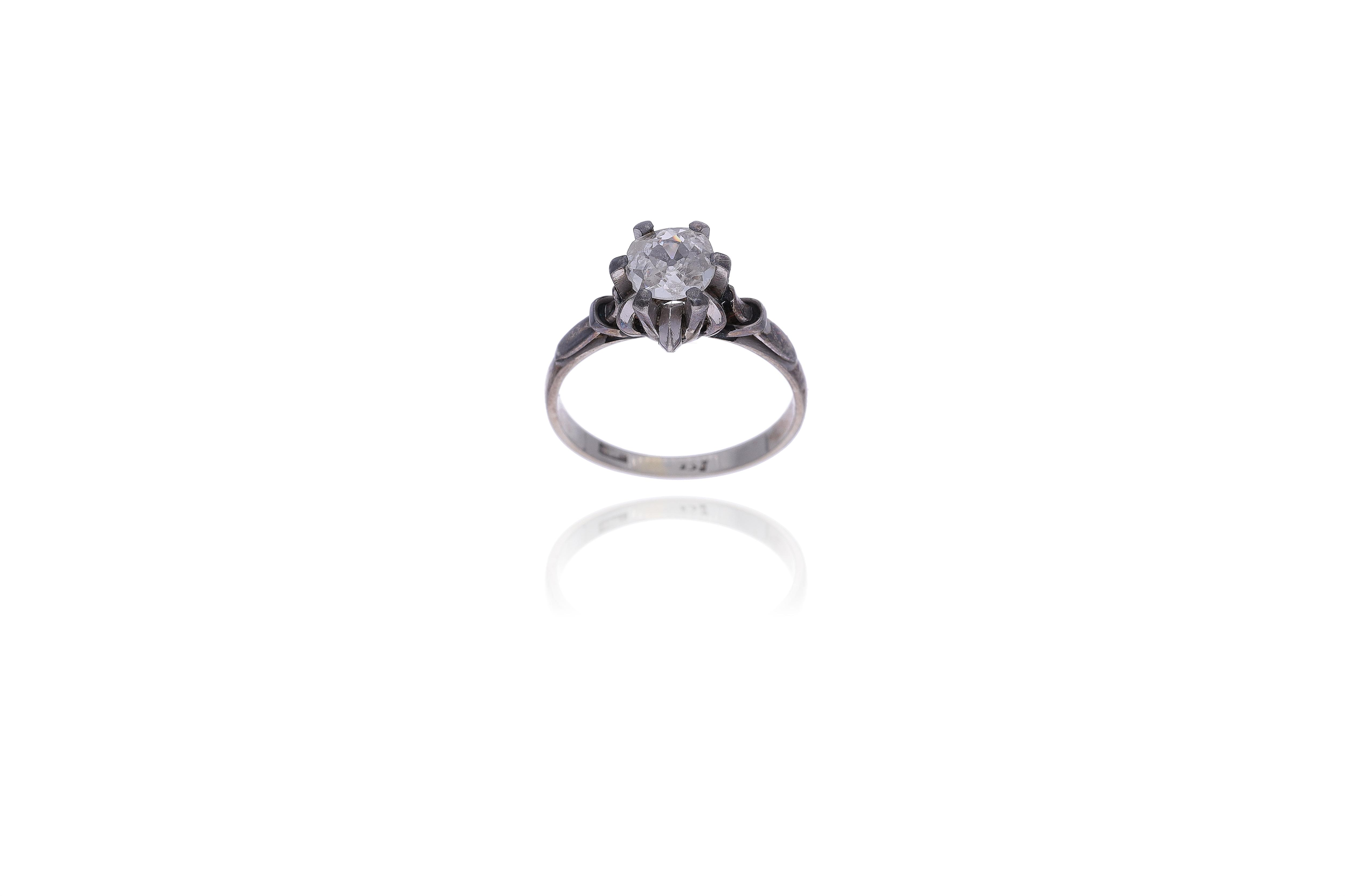 Anello con diamante - Asta Preziosi Online