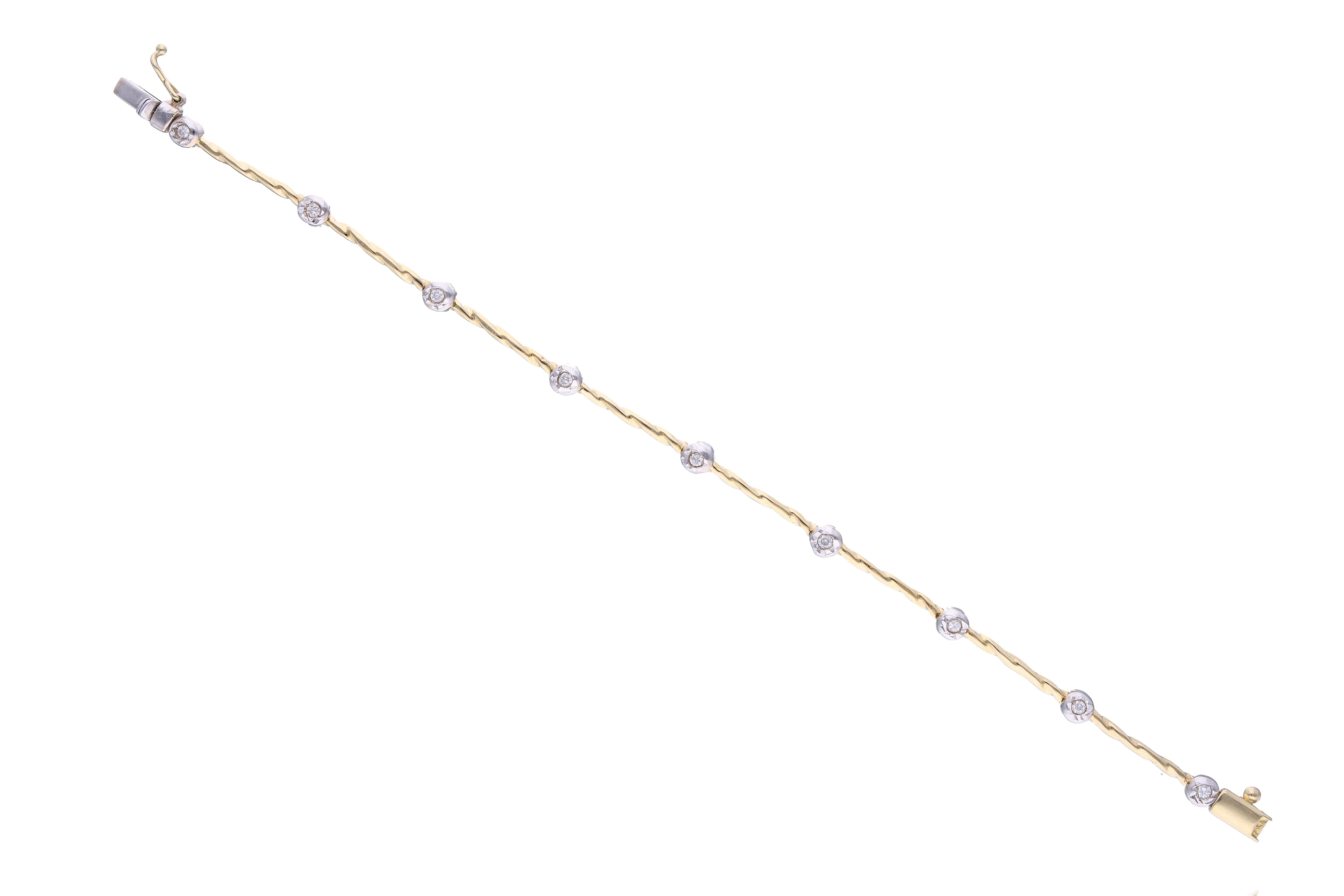 Bracciale con diamanti - Asta Preziosi Online