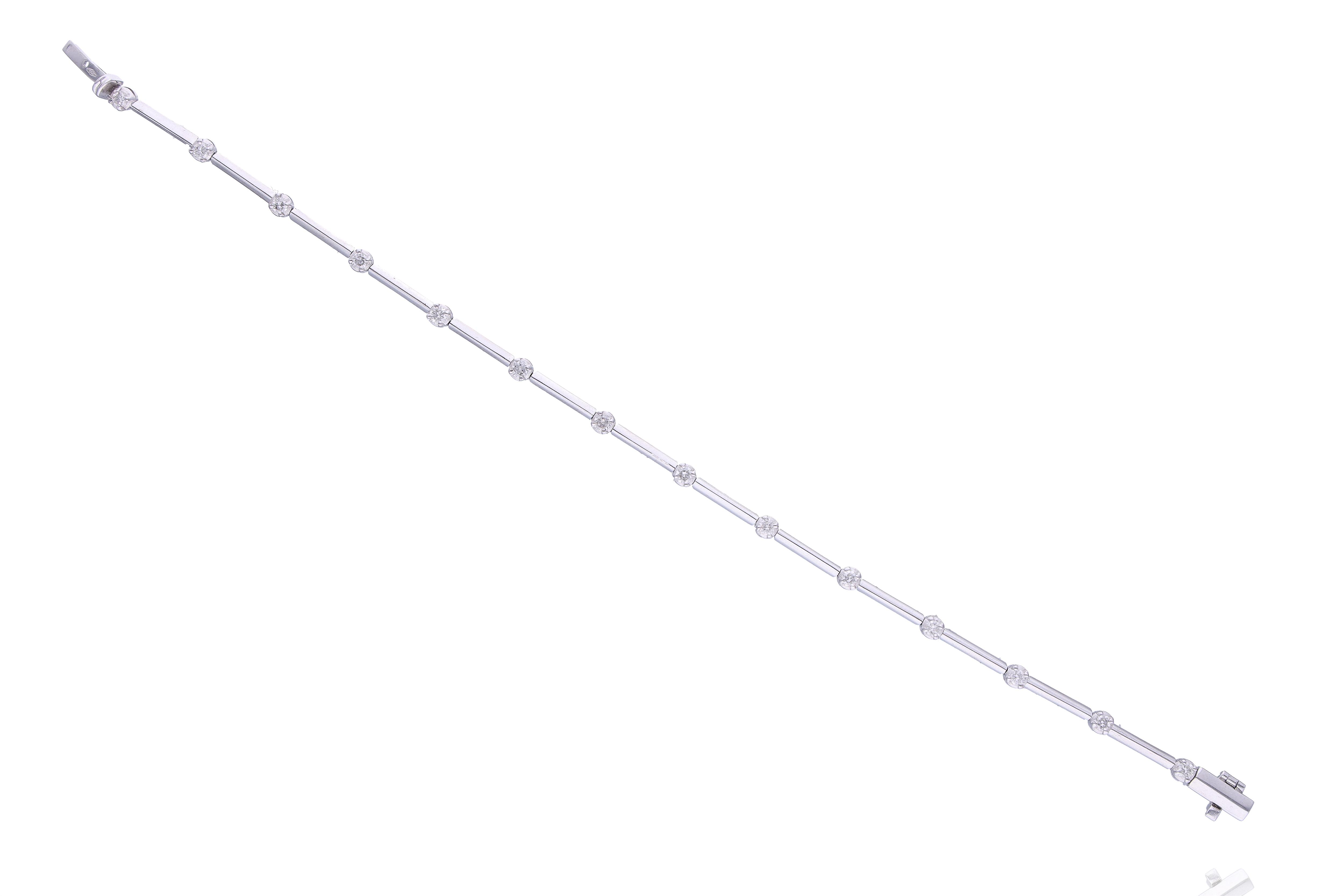 Bracciale con diamanti - Asta Preziosi Online