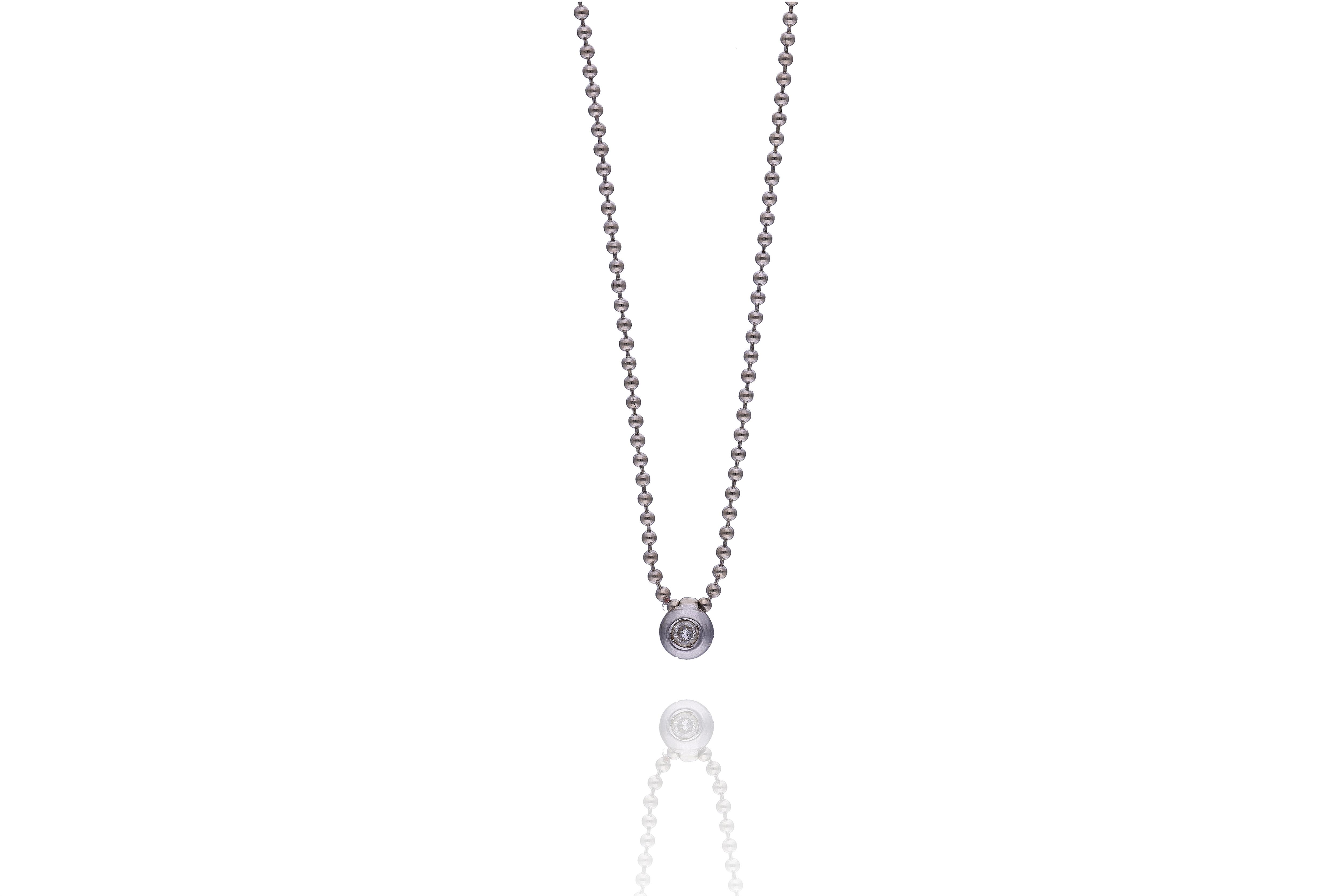 Collana con diamante - Asta Preziosi Online