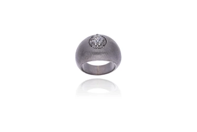 Anello con diamante - Asta Preziosi