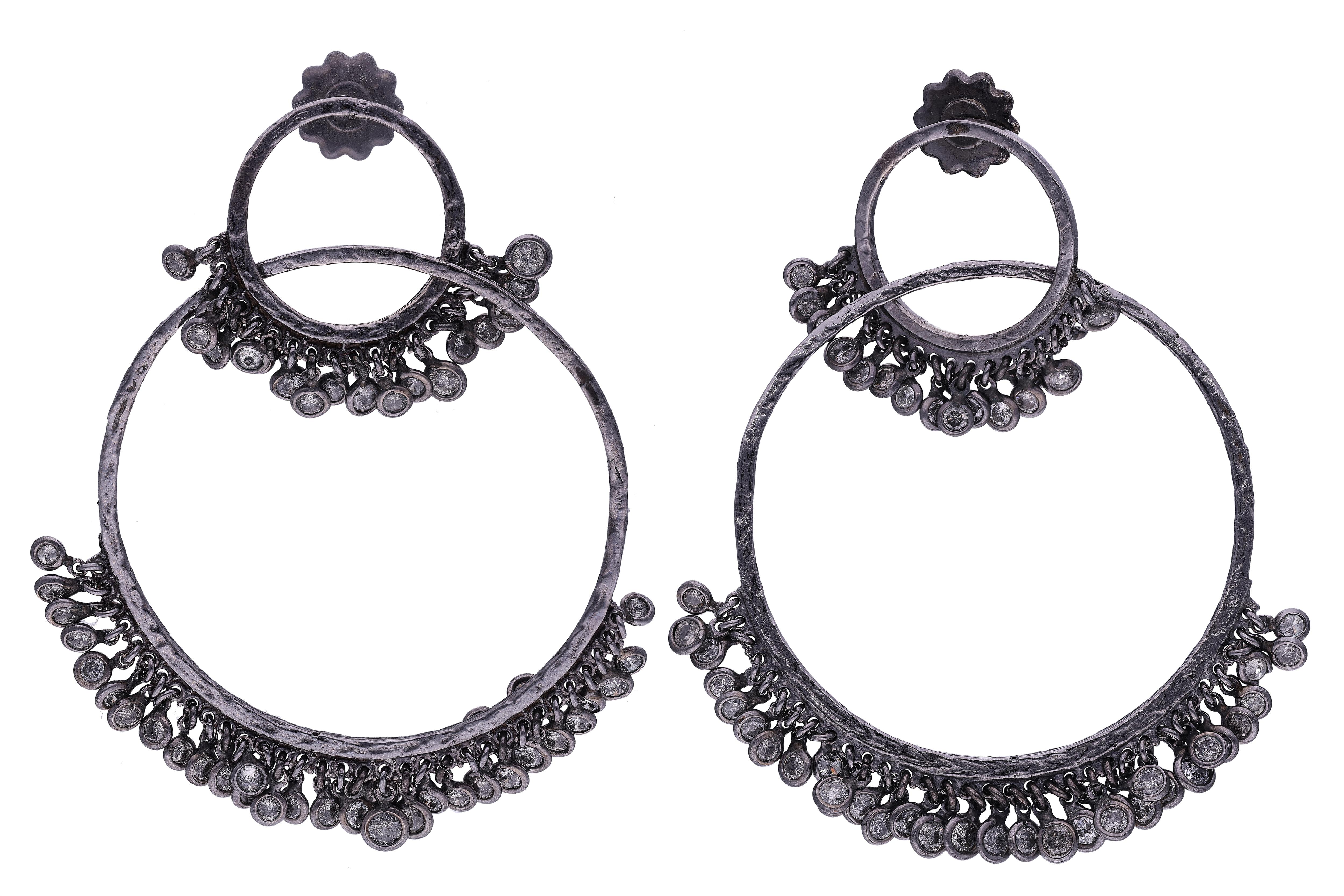 Orecchini con diamanti - Asta Preziosi