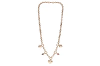 Collana con diamanti, rubino e zaffiro - Asta Preziosi Online