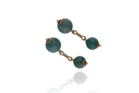 Gemelli con quarzi avventurina - Asta Preziosi Online