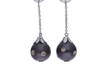 Parure con diamanti e perle coltivate - Asta Preziosi Online