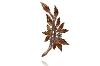 Spilla con diamanti, rubini, smeraldi e zaffiri - Asta Preziosi Online