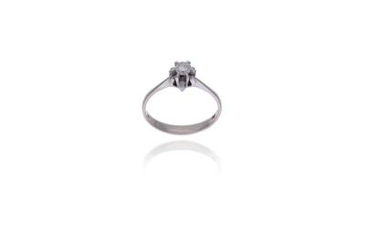 Anello con diamante - Asta Preziosi Online