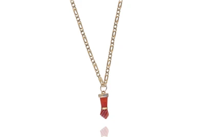 Collana in oro - ciondolo di pietra - Asta Preziosi Online