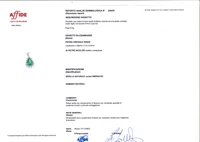 Ciondolo con diamanti e smeraldo - Asta Preziosi