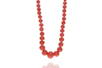 Collana di coralli a gradazione - Asta Preziosi