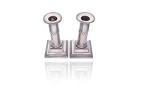 Hawksworth, Eyre & Co Ltd, coppia di candelieri in argento - Asta Preziosi