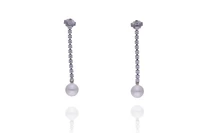 Orecchini con pietre e perle coltivate - Asta Preziosi