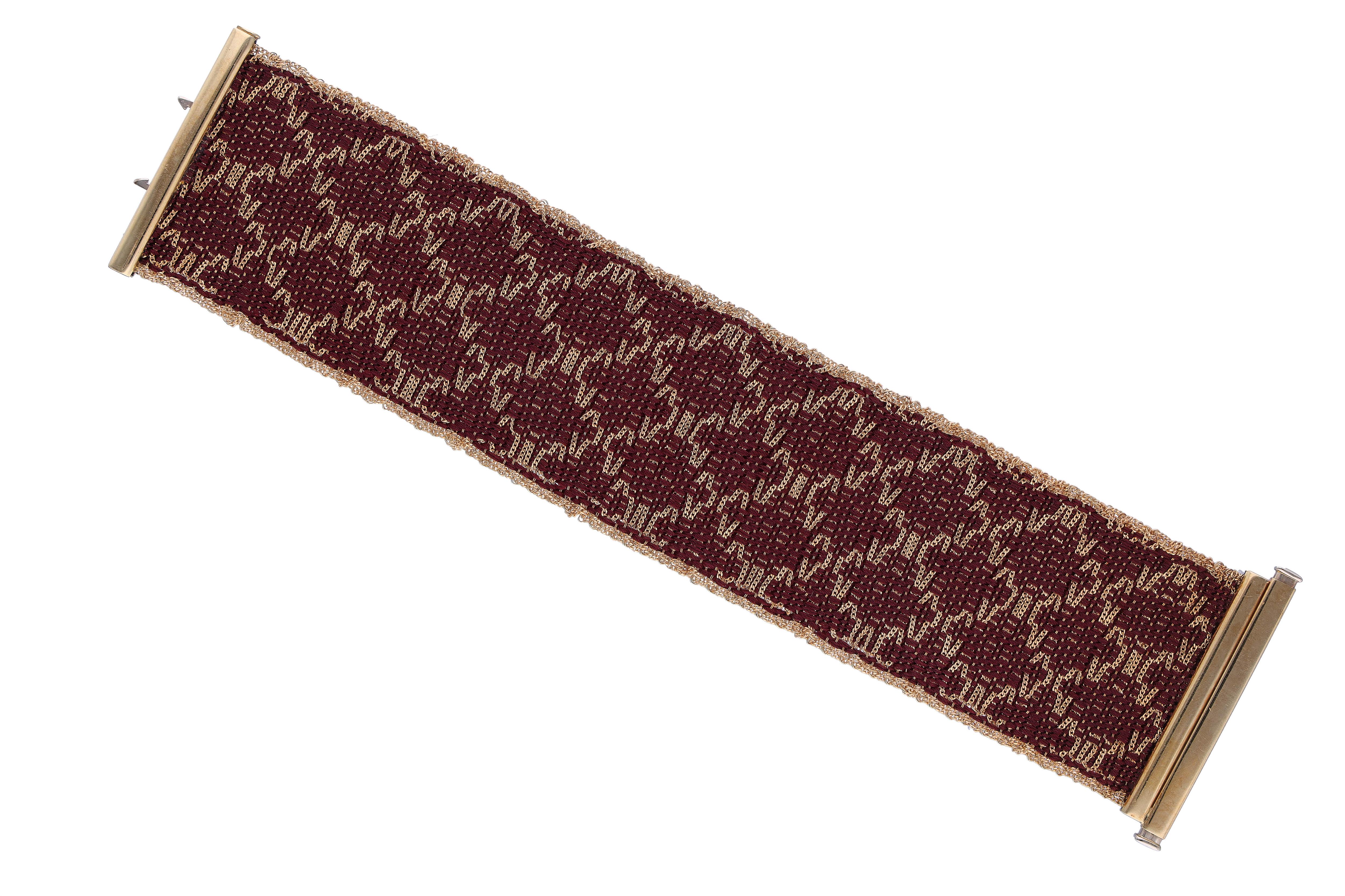 Bracciale fascia in oro - Asta Preziosi