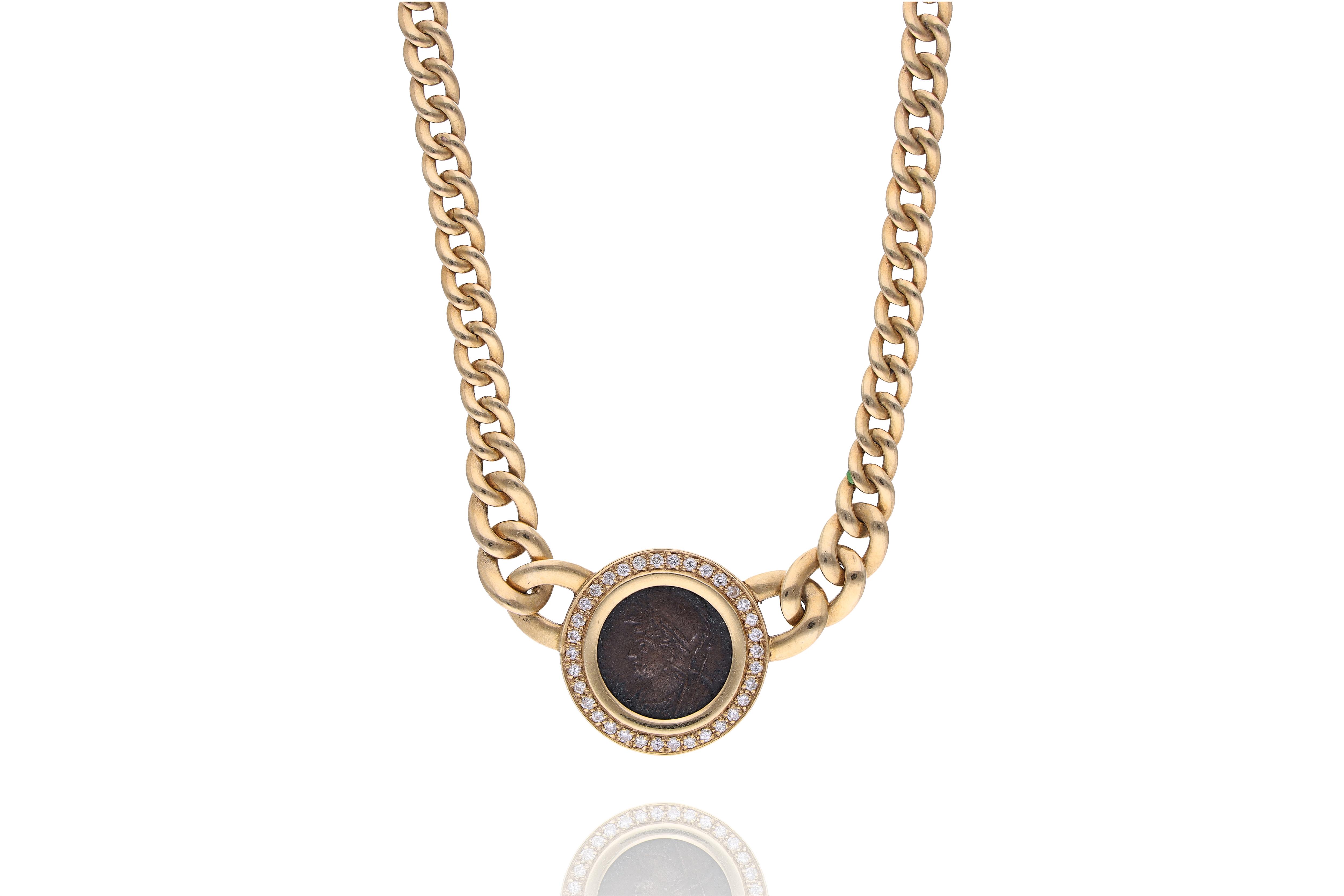 Chimento collana con diamanti - Asta Preziosi