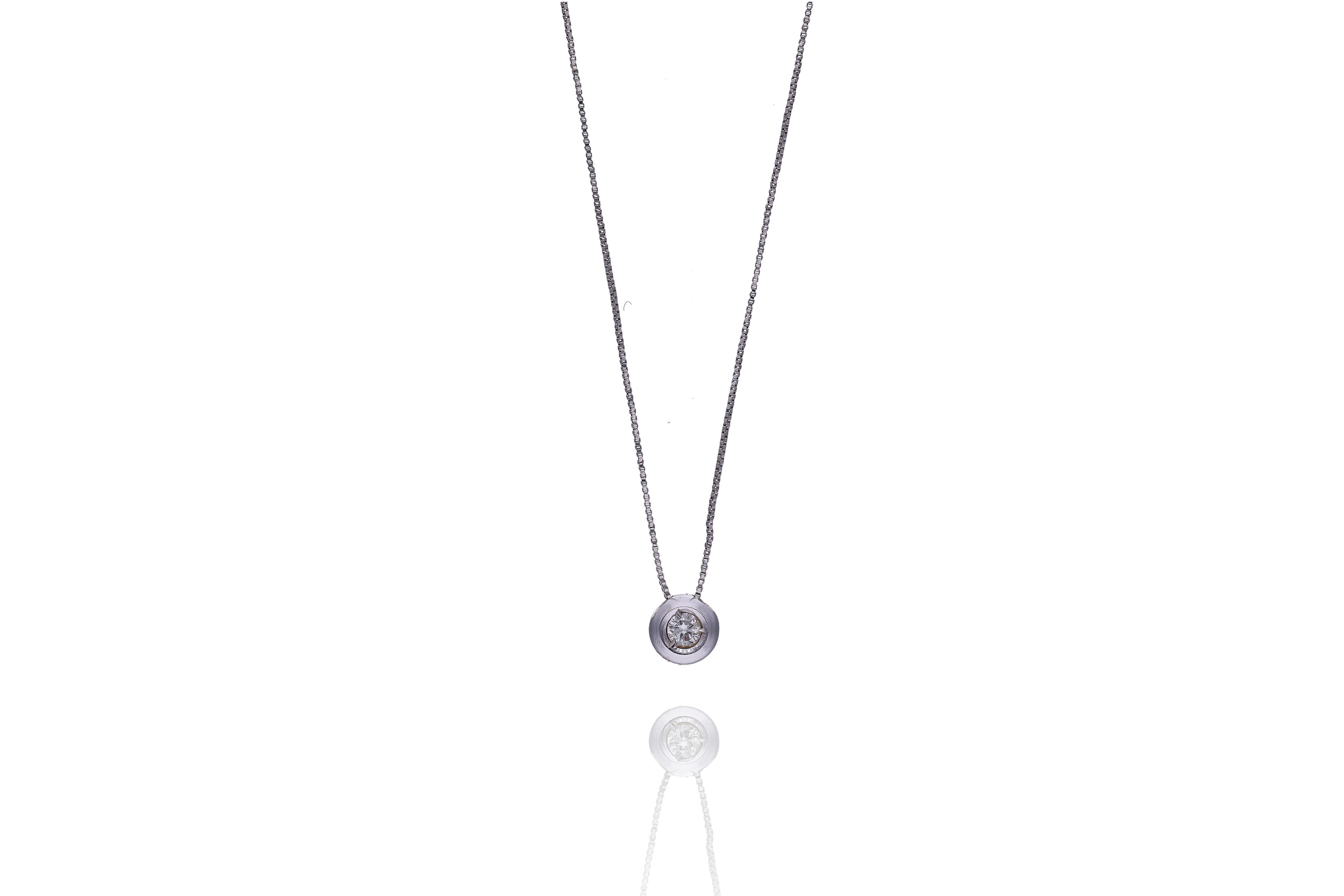 Collana con diamante - Asta Preziosi