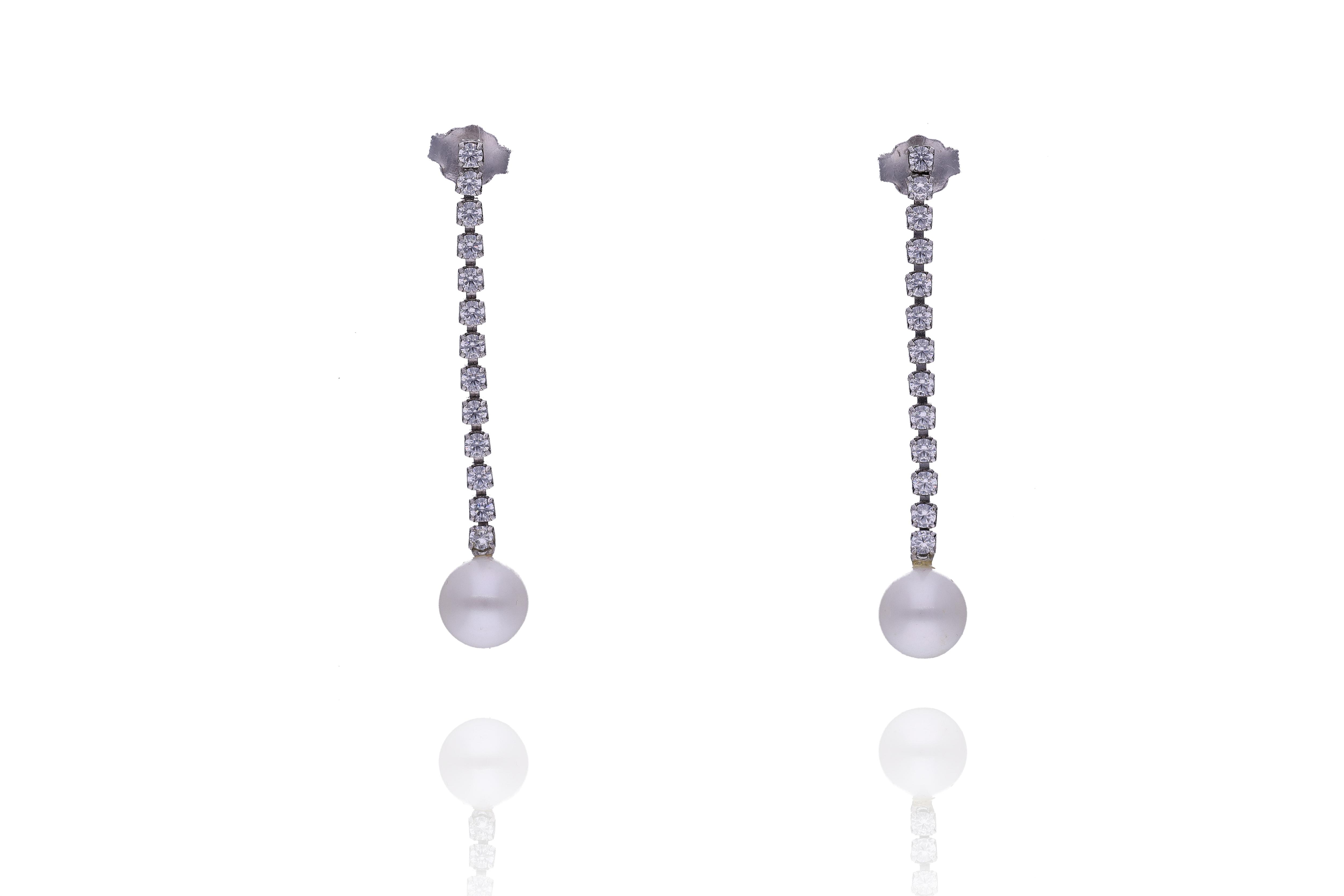 Orecchini con pietre e perle coltivate - Asta Preziosi