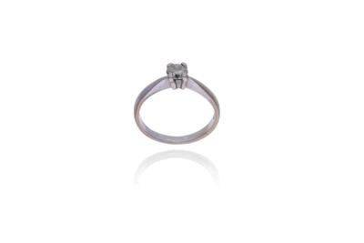 Anello con diamante - Asta Preziosi Online