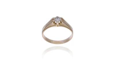 Anello con diamante - Asta Preziosi Online