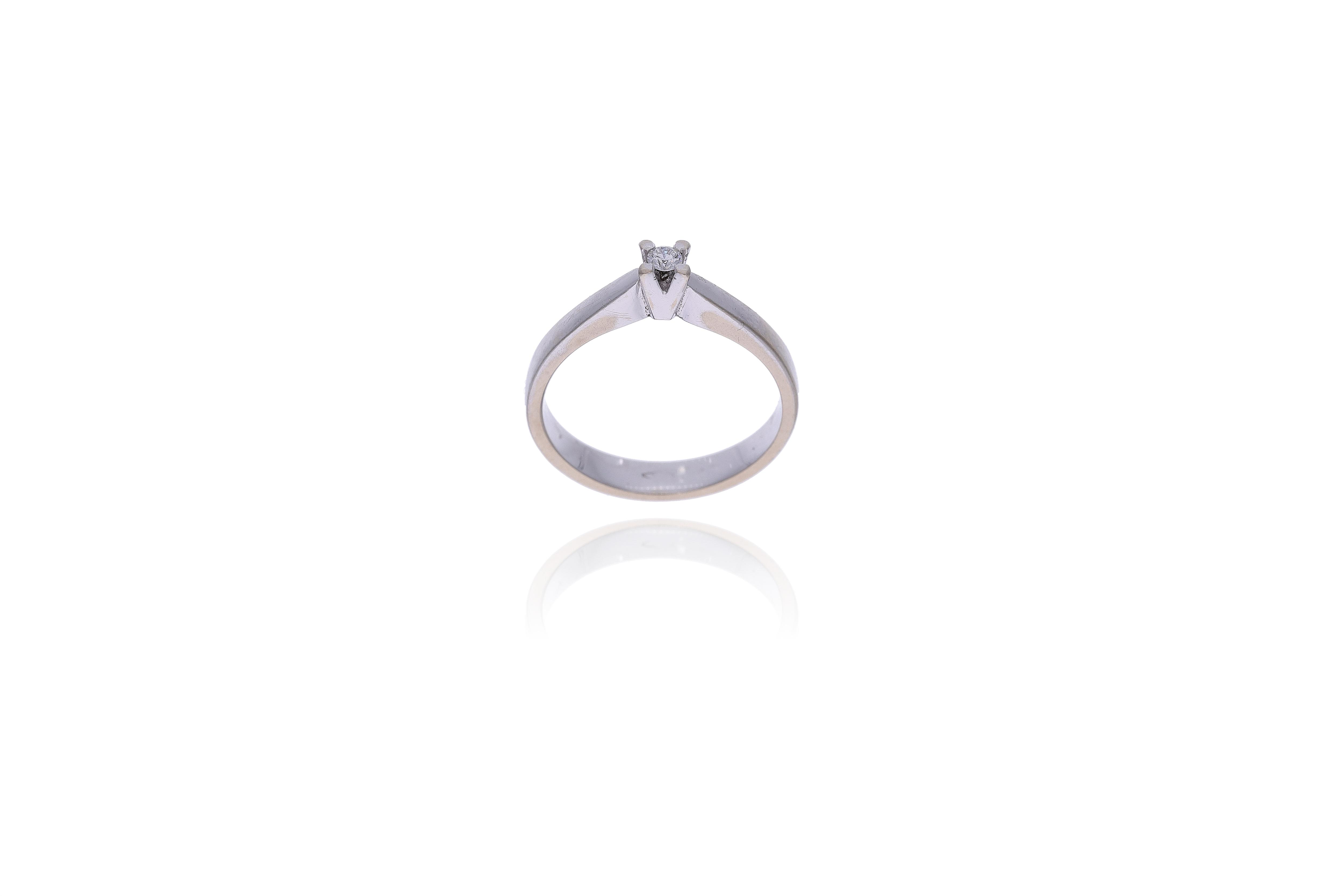 Anello con diamante - Asta Preziosi Online