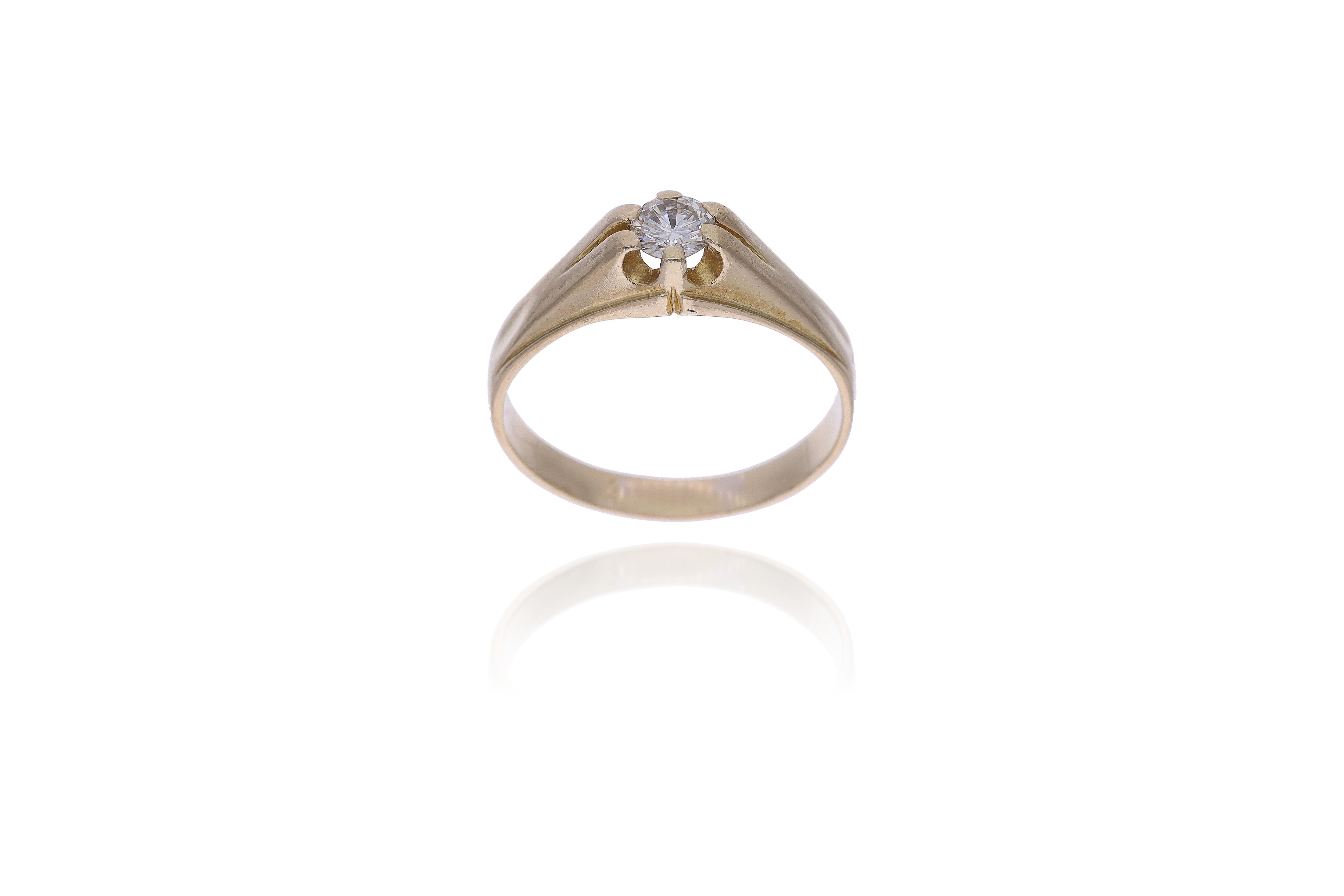 Anello con diamante - Asta Preziosi Online