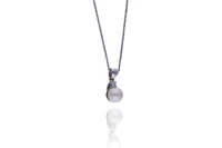 Collana con ciondolo con perla coltivata e pietra - Asta Preziosi