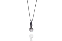 Collana con diamante e perla coltivata - Asta Preziosi Collana con diamante e perla coltivata - Asta Preziosi