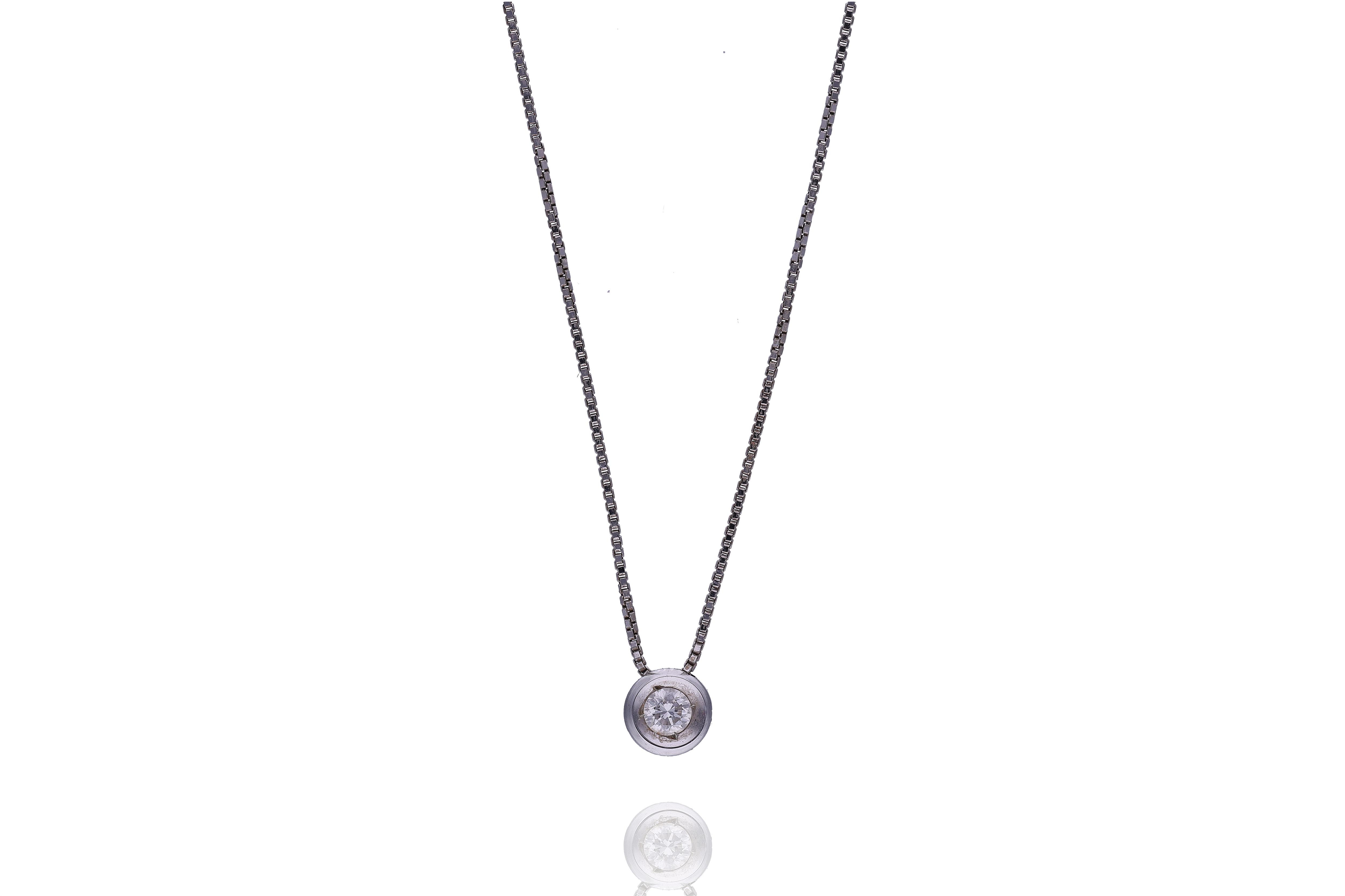 Collana con diamante - Asta Preziosi