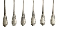 Otto cucchiaini in argento - Asta Preziosi