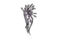 Spilla/centrale con diamanti - Asta Preziosi