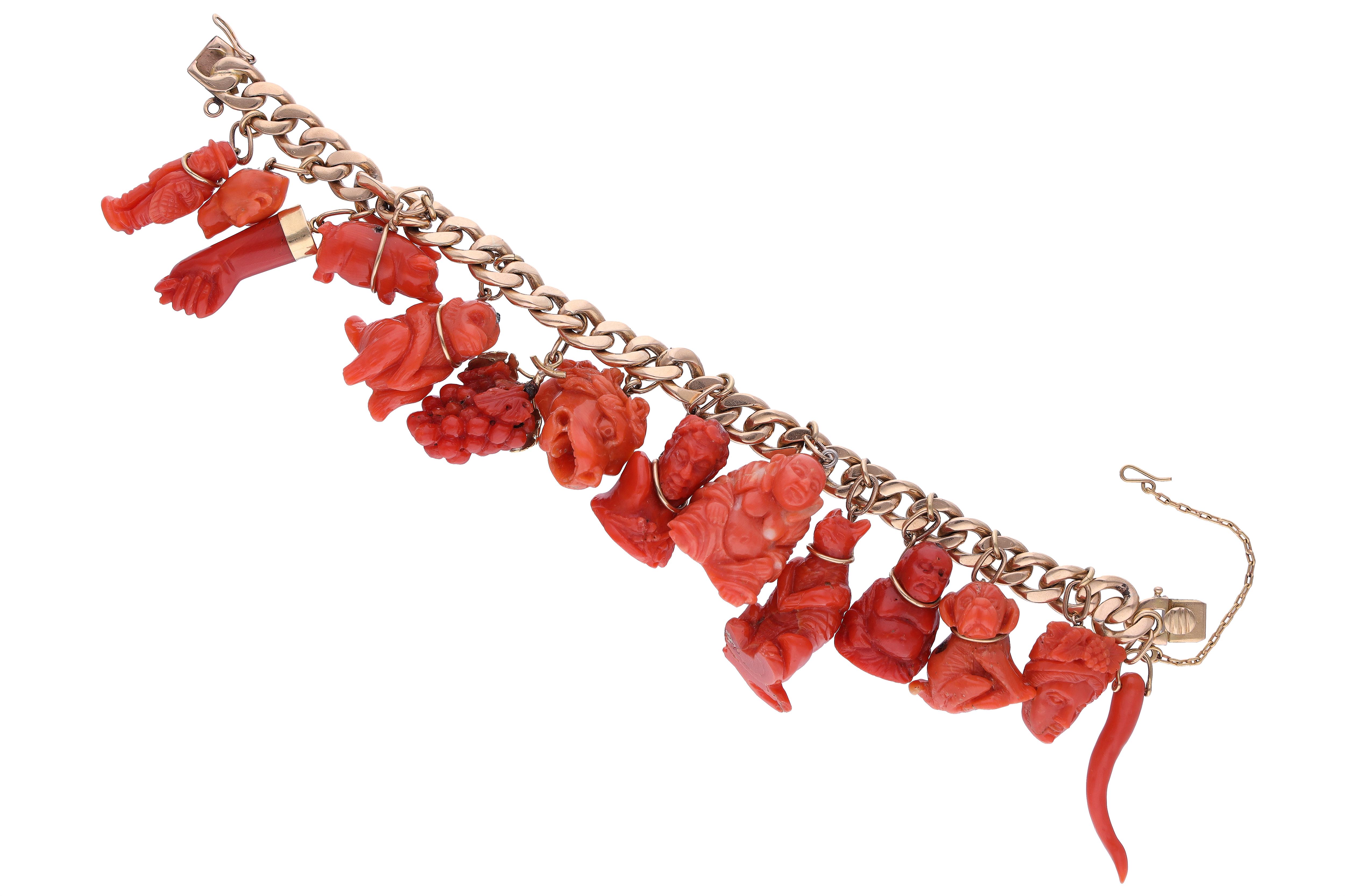 Bracciale con coralli - Asta Preziosi