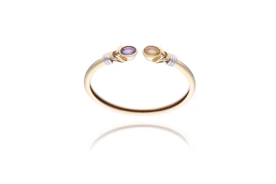 Bracciale con ametista e quarzo - Asta Preziosi