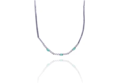 Collana con smeraldi e diamanti - Asta Preziosi