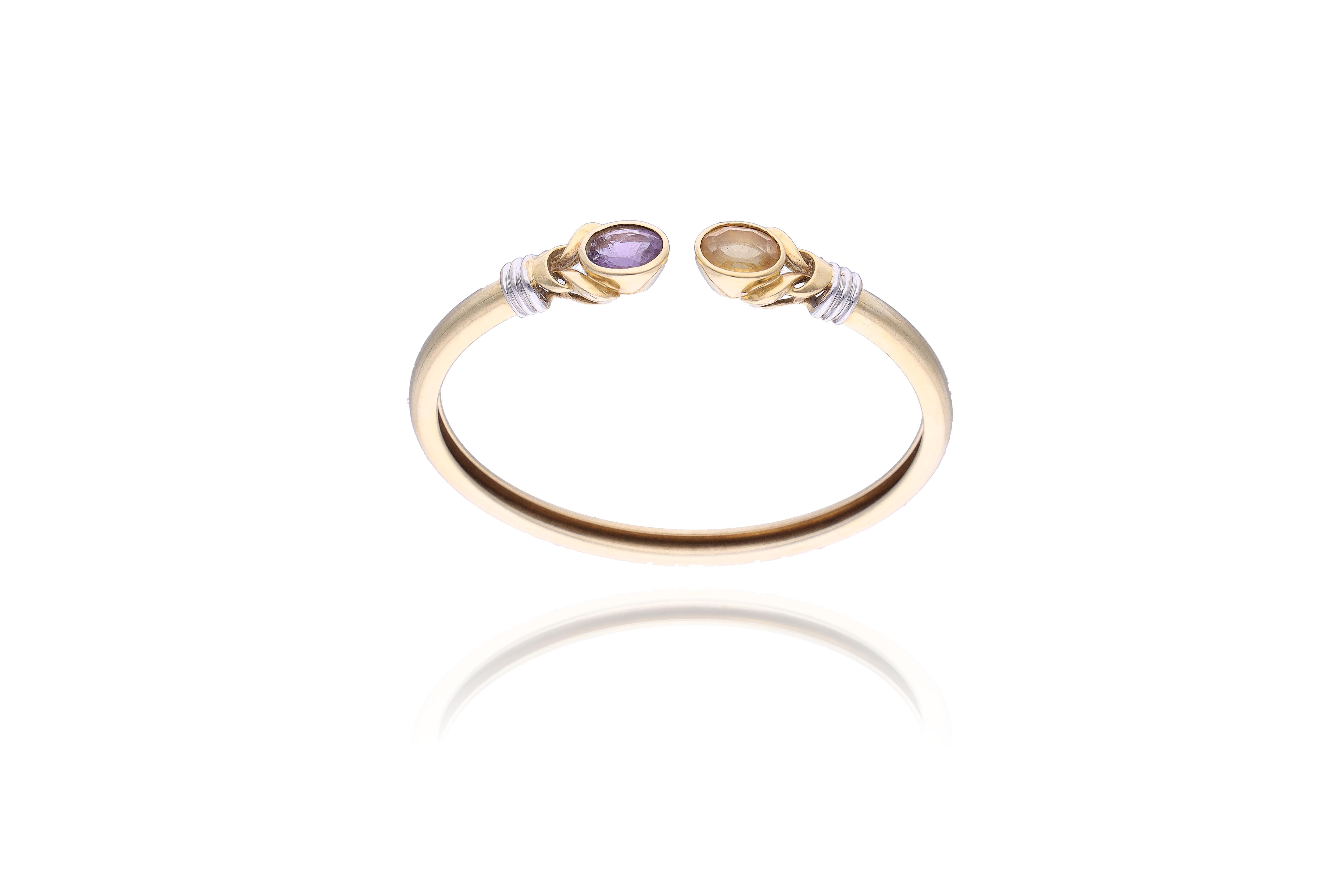 Bracciale con ametista e quarzo - Asta Preziosi