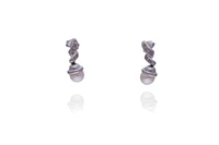 Orecchini con perle coltivate e pietre - Asta Preziosi